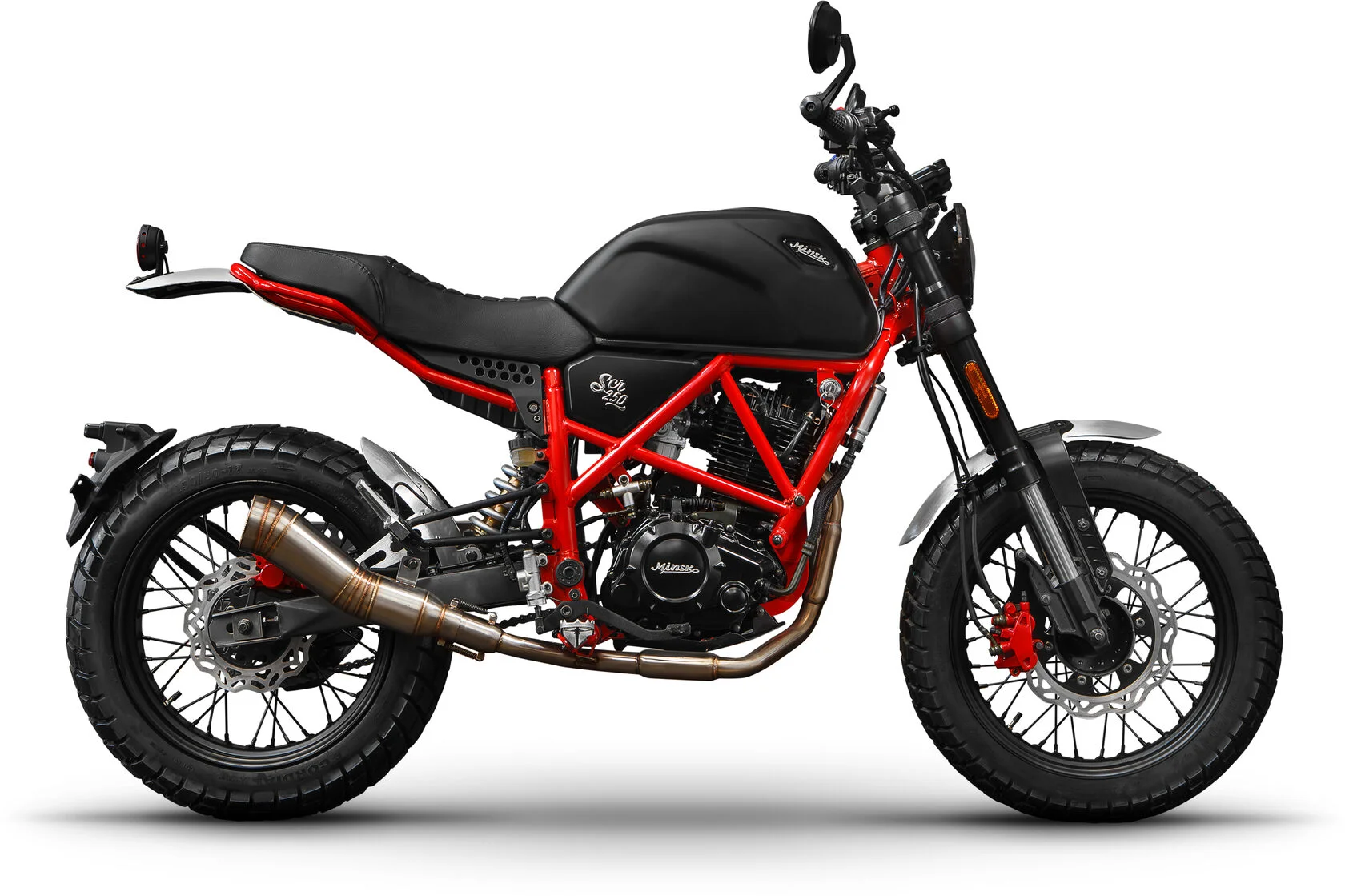 motovelozavod.by - Мотоцикл MINSK SCR 250 красный