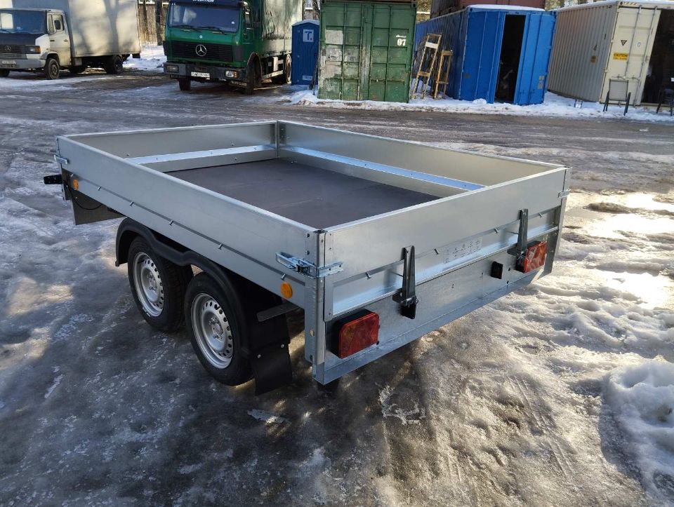 прицеп.бел - ЛЕГКОВОЙ ДВУХОСНЫЙ ПРИЦЕП ТРЕЙЛЕР 2,5Х1,7М (КОЛЕСА ПОД РАМОЙ)