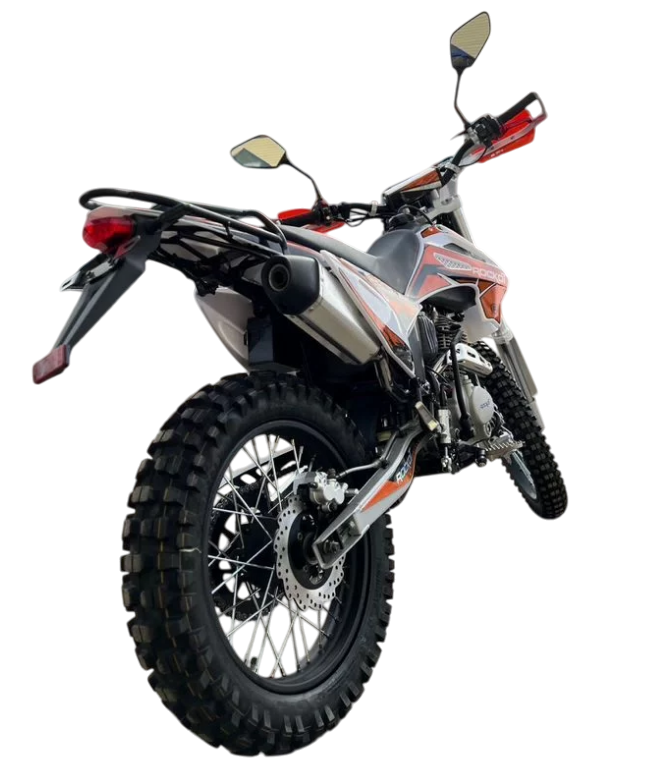 racermotors.by - Стильный дизайн, прочная стальная рама и подвеска для езды по любому типу покрытий ROCKOT RS250 Firestorm
