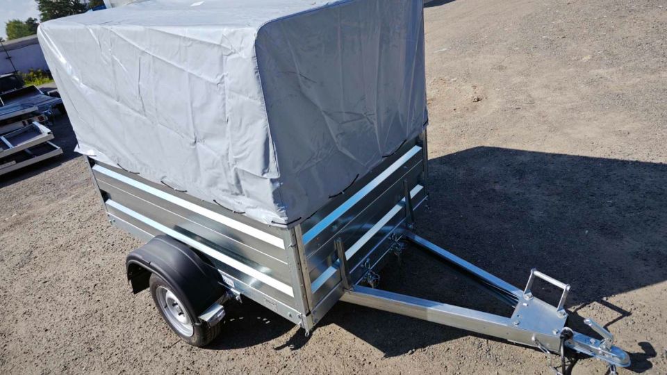 Автос.бел - АВТОМОБИЛЬНЫЙ ПРИЦЕП А20М1В, РЕССОРЫ AL-KO 4-ЕХ ЛИСТОВЫЕ, КОЛЕСА R13, ТЕНТ 800ММ