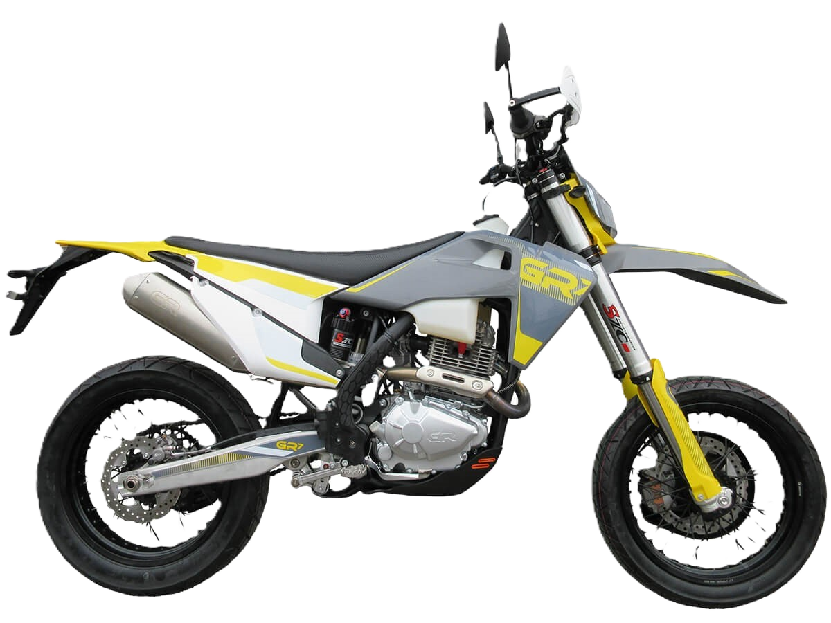 racermotors.by - Мотоцикл GR7 F300A (4T YB300H) Motard с ЭПТС