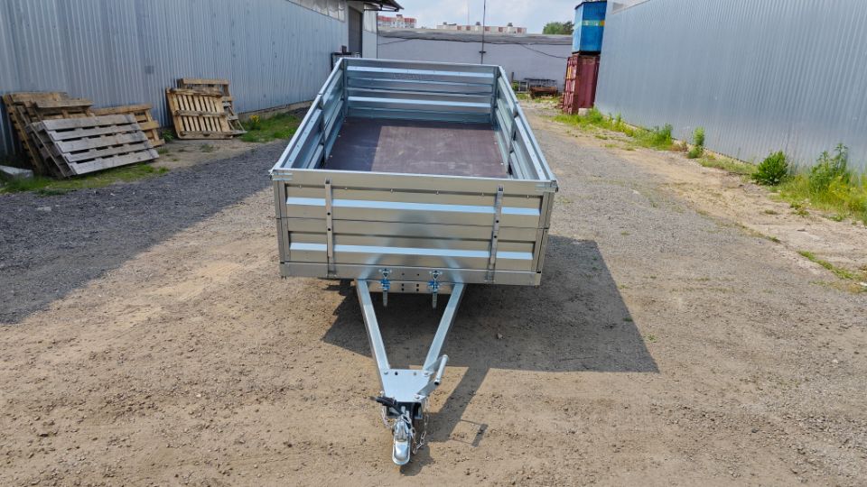 Автос.бел - Автомобильный прицеп AVTOS A28P1B, РЕССОРЫ 3302 ГАЗ-2 ЛИСТОВЫЕ, КОЛЕСА R16 БЕЗ ТЕНТА С НАДСТАВНЫМИ БОРТАМИ,
БОРТ 600 ММ