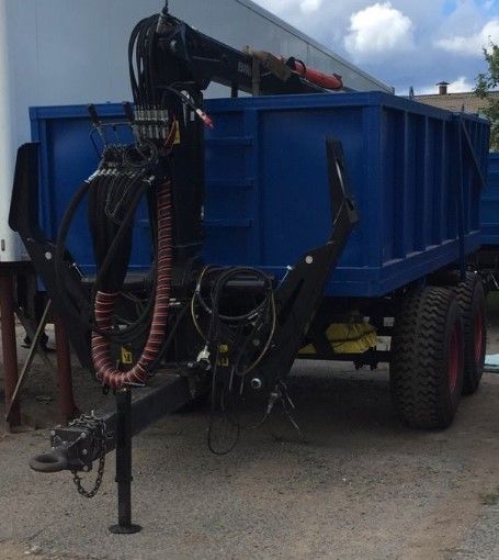 Agrostal.by-Полуприцеп самосвальный тракторный ПСТ-9 (Ломовоз)