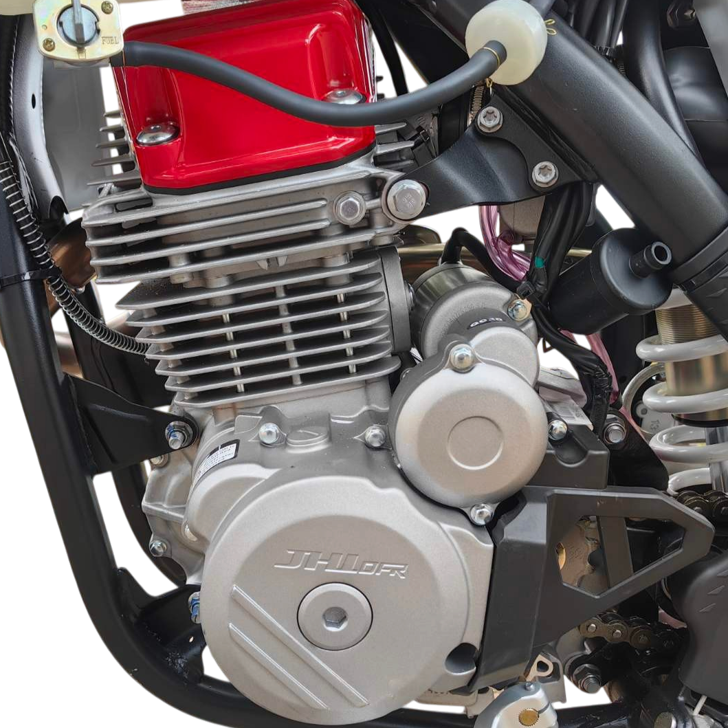 racermotors.by -Двигатель Zongshen с "косой головой", подвеска HTW и оснащение - JHLofr LX4 CB300RL