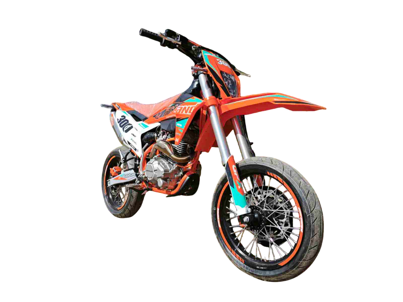 racermotors.by - Мотоцикл Motoland SMX300 S4 (175FMM) 17/17 (МОТАРД) с ЭПТС