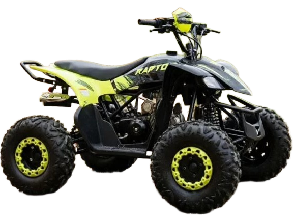 racermotors.by - Спортивный дизайн, уверенная тяга и проходимость Квадроцикл детский Motoland VOX125 RAPTOR