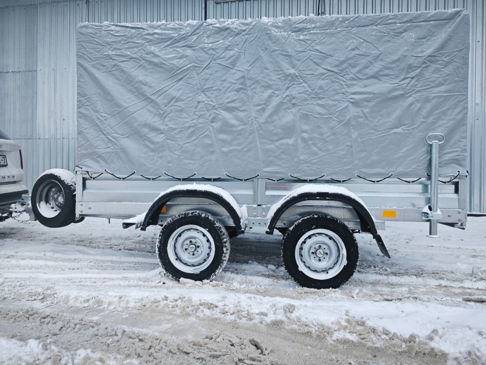 Автос.бел - Автомобильный прицеп Avtos A30P2B с прямым тентом 1200мм