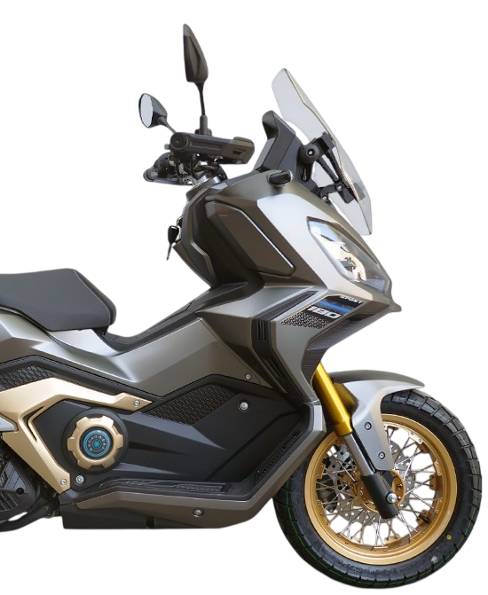racermotors.by - Эксклюзивное шасси Gold Rims, безопасность и Adventure-комфорт Motosuper Adviser 180 + Gold rims