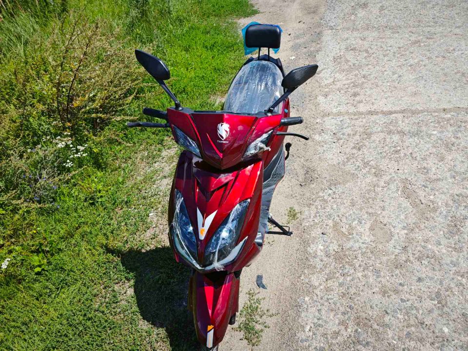 racermotors.by - Электроскутер Tsunami Boxer 1500w (бордовый)