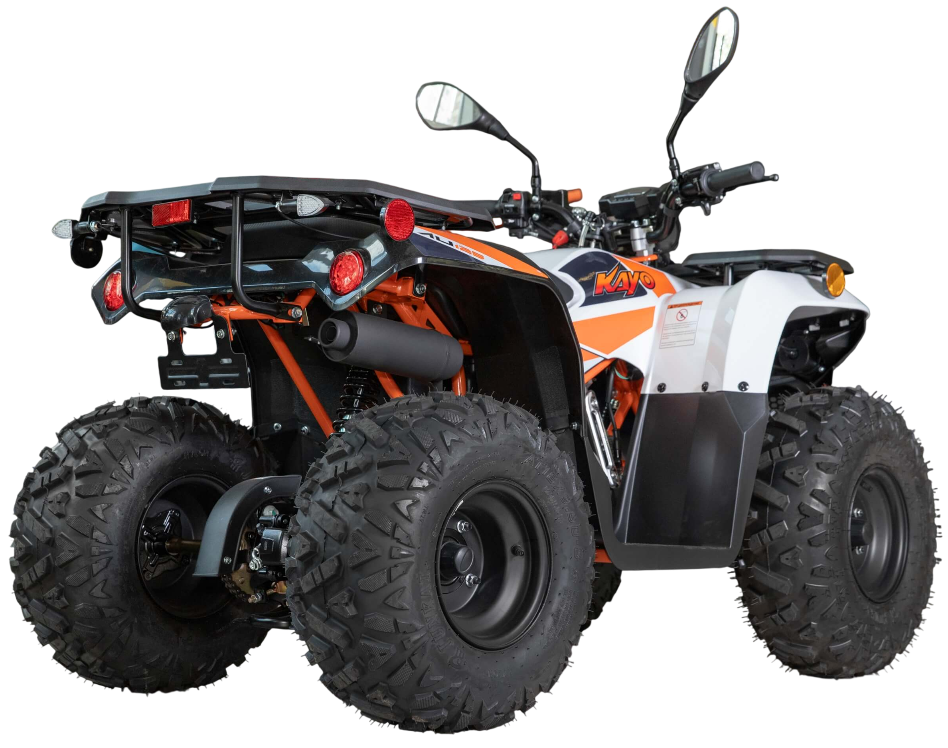 racermotors.by - Системы безопасности и функциональное оснащение — Квадрицикл KAYO AU125 с ПСМ