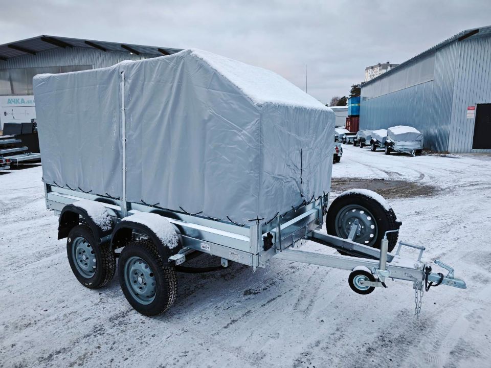 Автос.бел - Автомобильный прицеп Avtos A30P2B с прямым тентом 1200мм