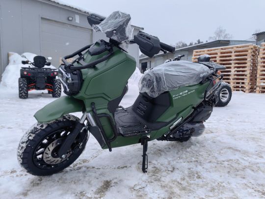 racermotors.by - Стильный дизайн не привлекающий внимание Скутер SPRMOTOR Tank NEW (Т8-50E)