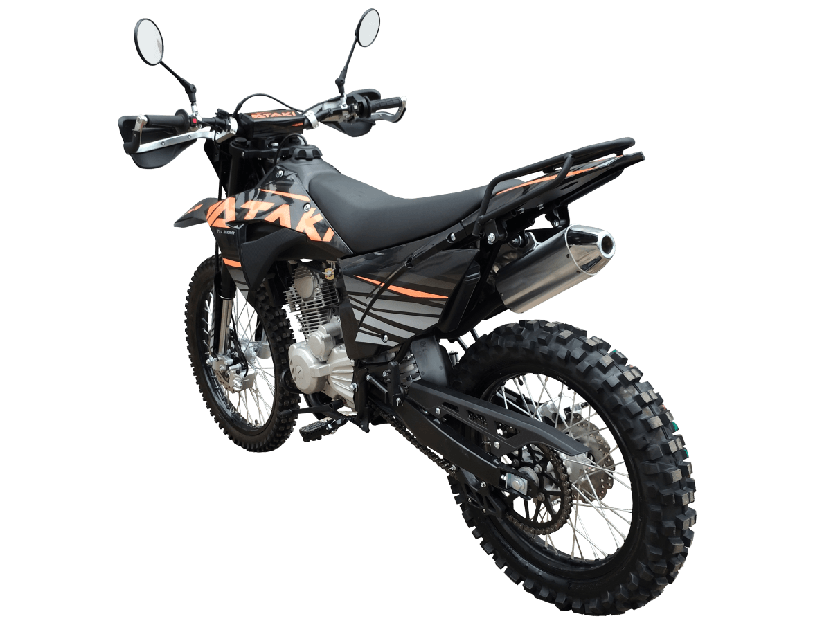 racermotors.by - Геометрия, эргономика и автономность — ATAKI T1-L 300 MX (4T CB300F 21/18 2026)