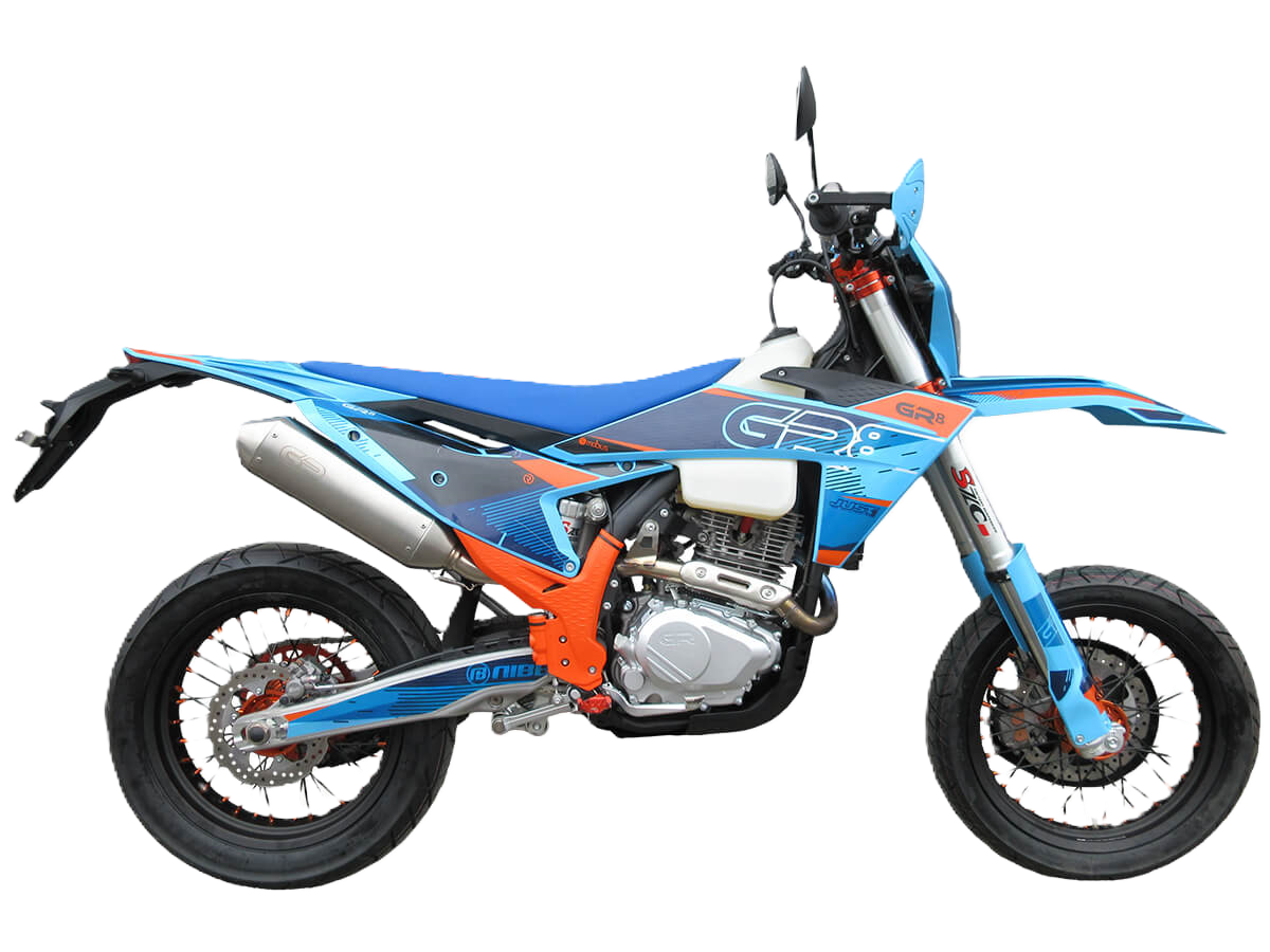 racermotors.by - Мотоцикл GR8 F300A (4T YB300H) Motard с ЭПТС