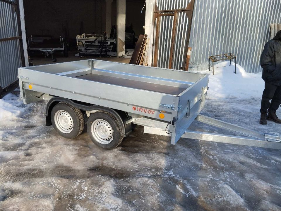 прицеп.бел - ЛЕГКОВОЙ ДВУХОСНЫЙ ПРИЦЕП ТРЕЙЛЕР 2,5Х1,7М (КОЛЕСА ПОД РАМОЙ)