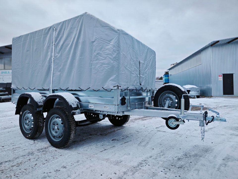 Автос.бел - Автомобильный прицеп Avtos A30P2B с прямым тентом 1200мм