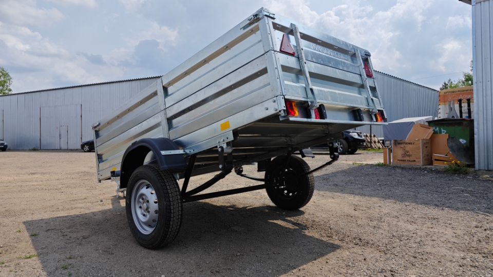 Автос.бел - Автомобильный прицеп AVTOS A28P1B, РЕССОРЫ 3302 ГАЗ-2 ЛИСТОВЫЕ, КОЛЕСА R16 БЕЗ ТЕНТА С НАДСТАВНЫМИ БОРТАМИ,
БОРТ 600 ММ