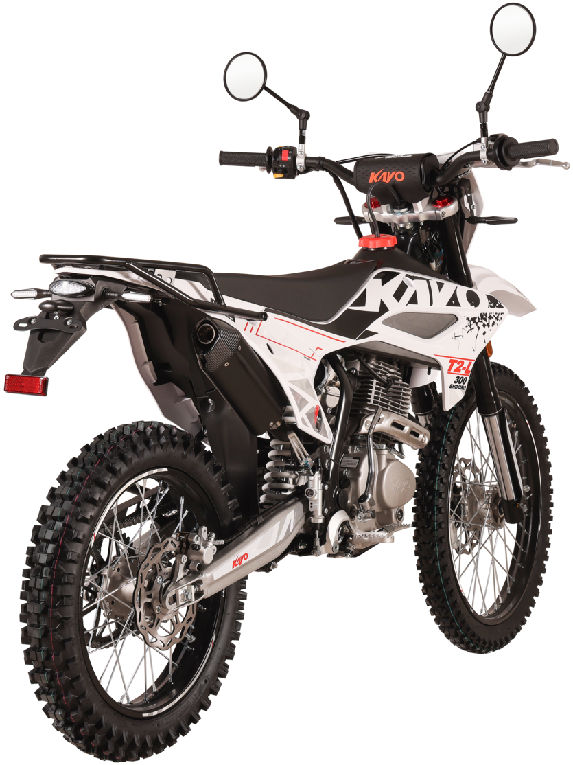 racermotors.by - Длинноходное шасси, внедорожный зацеп и выверенная эргономика - KAYO T2-L 300 ENDURO