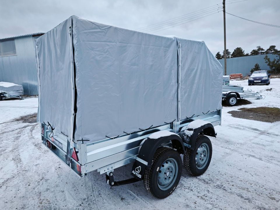 Автос.бел - Автомобильный прицеп Avtos A30P2B с прямым тентом 1200мм
