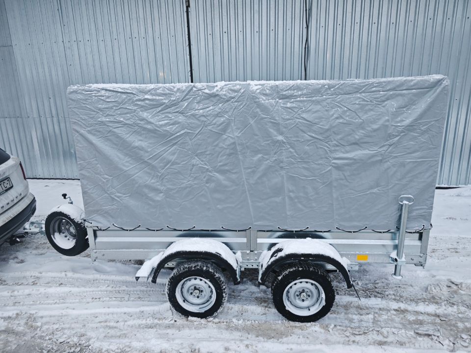 Автос.бел - Автомобильный прицеп Avtos A30P2B с прямым тентом 1200мм