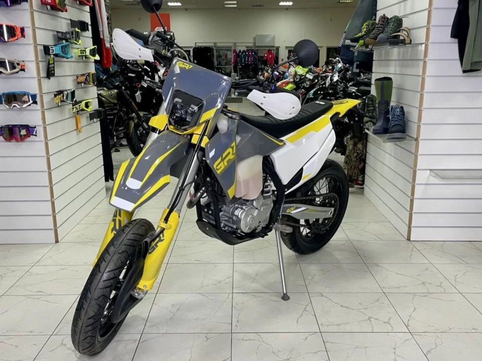 racermotors.by - Мотоцикл GR7 F300A (4T YB300H) Motard с ЭПТС