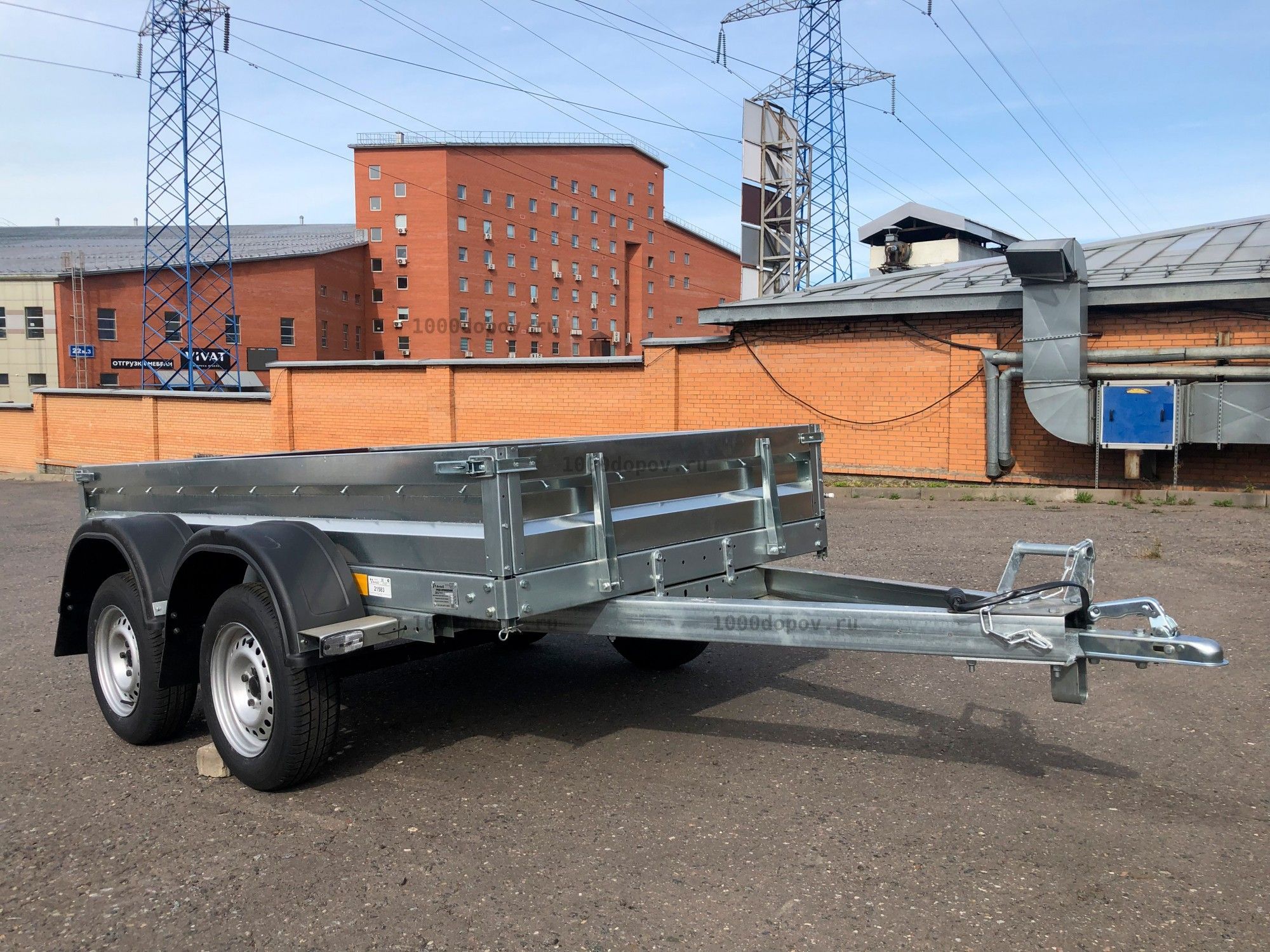 Автос.бел - Автомобильный прицеп AvtoS A28P2B (2осн) 2800*1500*300мм