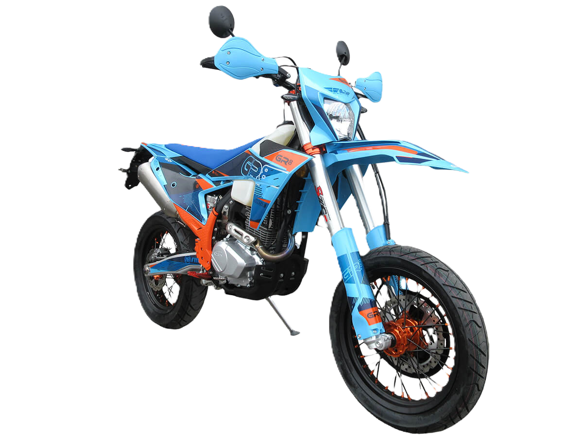 racermotors.by - подвеска и тормоза GR8 F300A (4T YB300H) Motard