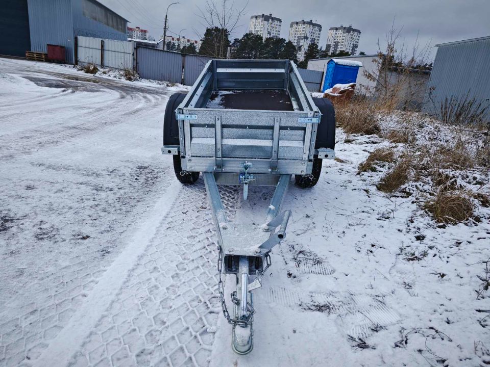 Автос.бел - Прицеп для квадроцикла AVTOS A15А1B, РЕССОРЫ AL-KO 4-ЕХ ЛИСТОВЫЕ, КОЛЕСА R13