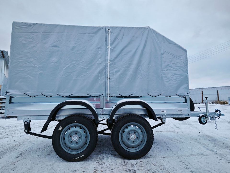 Автос.бел - Автомобильный прицеп Avtos A30P2B с прямым тентом 1200мм