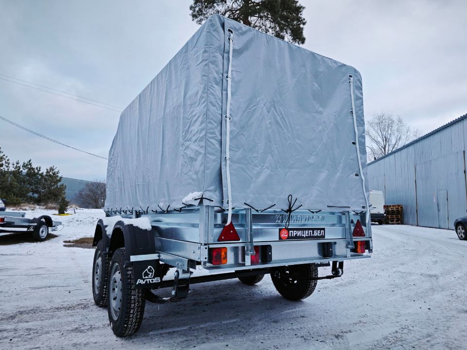 Автос.бел - Автомобильный прицеп Avtos A30P2B с прямым тентом 1200мм