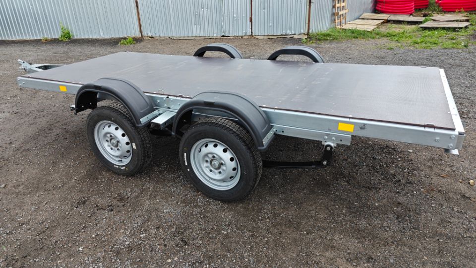 Автос.бел - ПЛАТФОРМА AVTOS А40Р2В, РЕССОРЫ ГАЗЕЛЬ 2-УХ ЛИСТОВЫЕ, КОЛЕСА R16, БЕЗ ТЕНТА, БЕЗ БОРТОВ