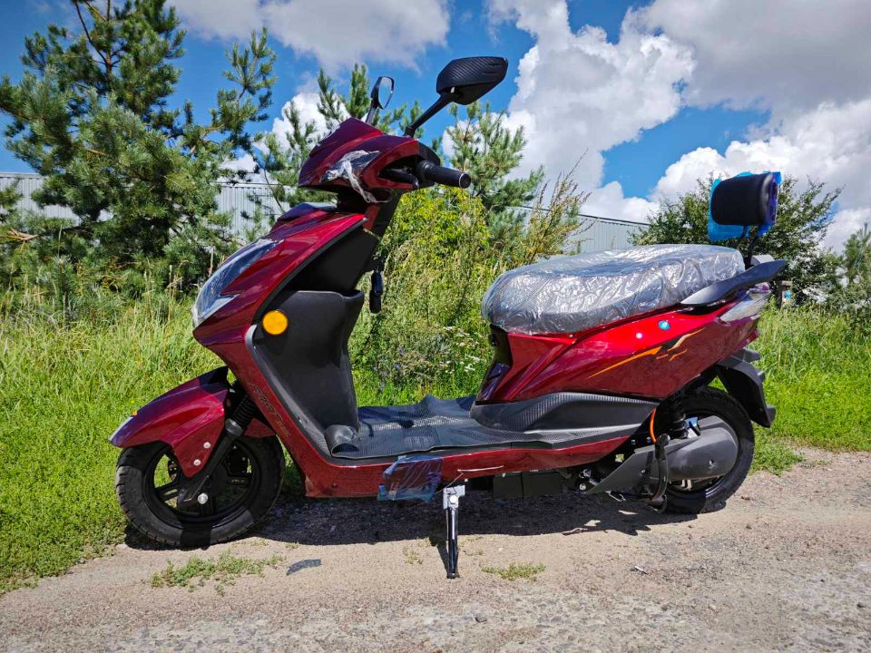 racermotors.by - Электроскутер Tsunami Boxer 1500w (бордовый)