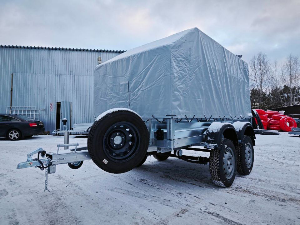 Автос.бел - Автомобильный прицеп Avtos A30P2B с прямым тентом 1200мм