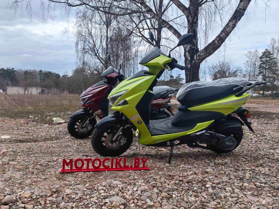 racermotors.by - Скутер SPRMOTORS SPORT FS+ (T6-50C)