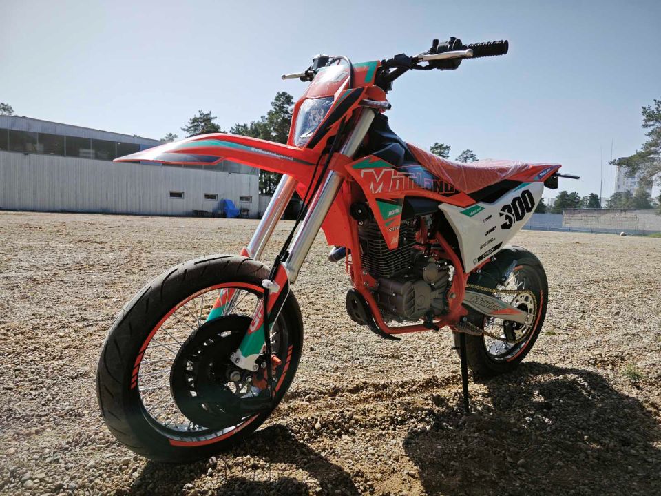 racermotors.by - Мотоцикл Motoland SMX300 S4 (175FMM) 17/17 (МОТАРД) с ЭПТС