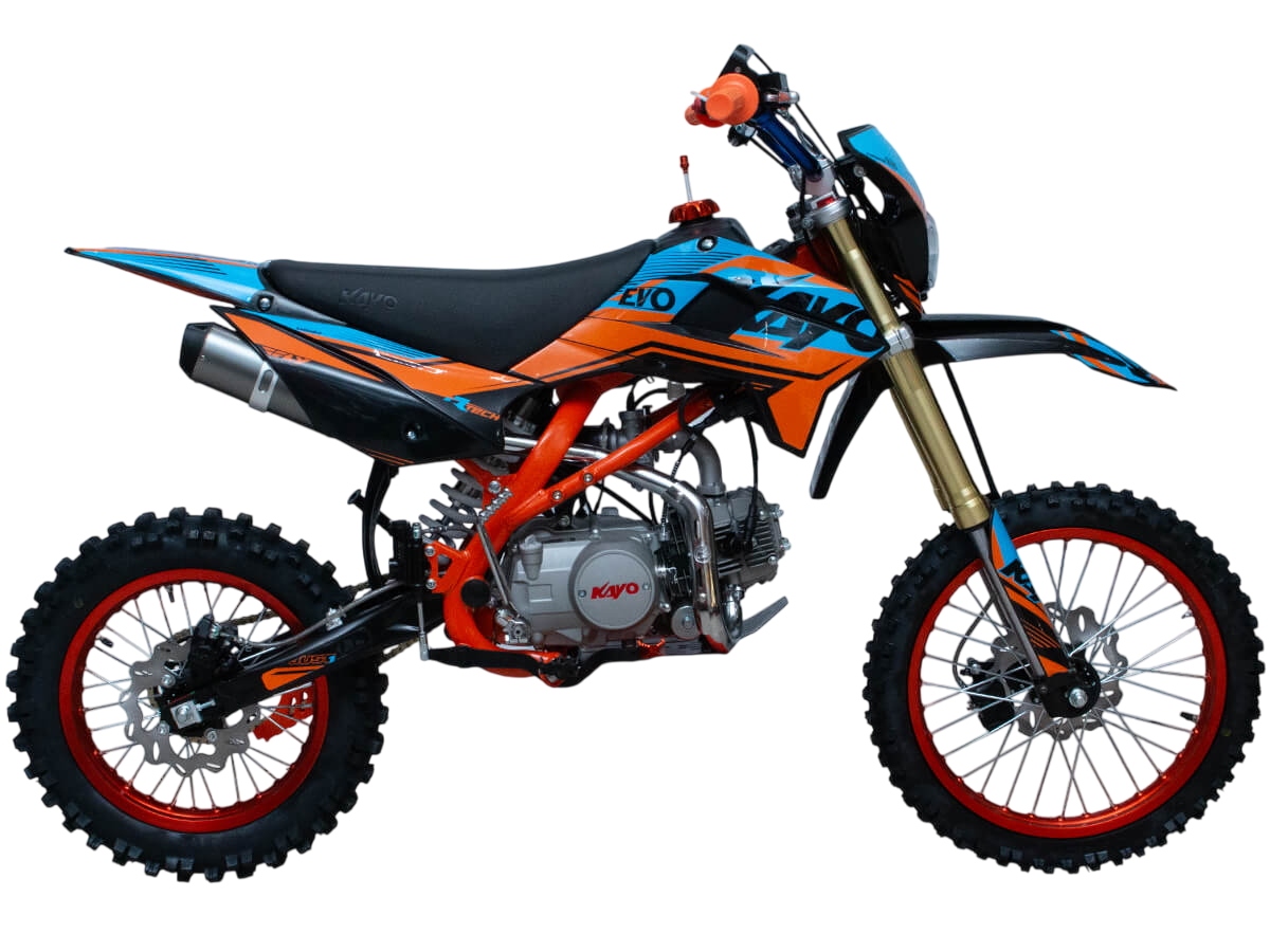 racermotors.by - питбайк KAYO Evolution K125EM 17/14 KRZ