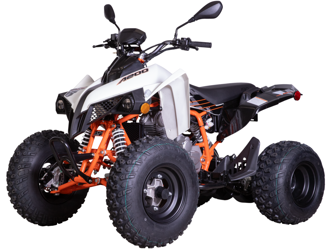 racermotors.by - Мощный старт и легкость управления Квадрицикл KAYO A200 с ПСМ