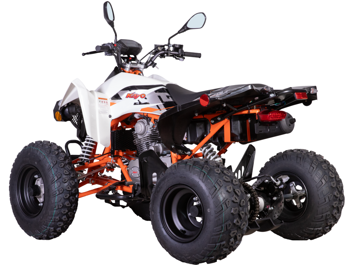 racermotors.by - Спортивная база и универсальность ПСМ — Квадрицикл KAYO A200 с ПСМ