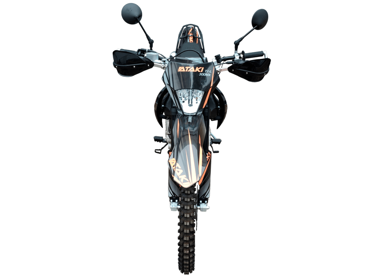 racermotors.by - Подвеска и проходимость: Готов к прыжкам и ухабам - ATAKI T1-L 300 MX (4T CB300F 21/18 2026)