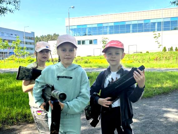 Детский лагерь. Лазертаг