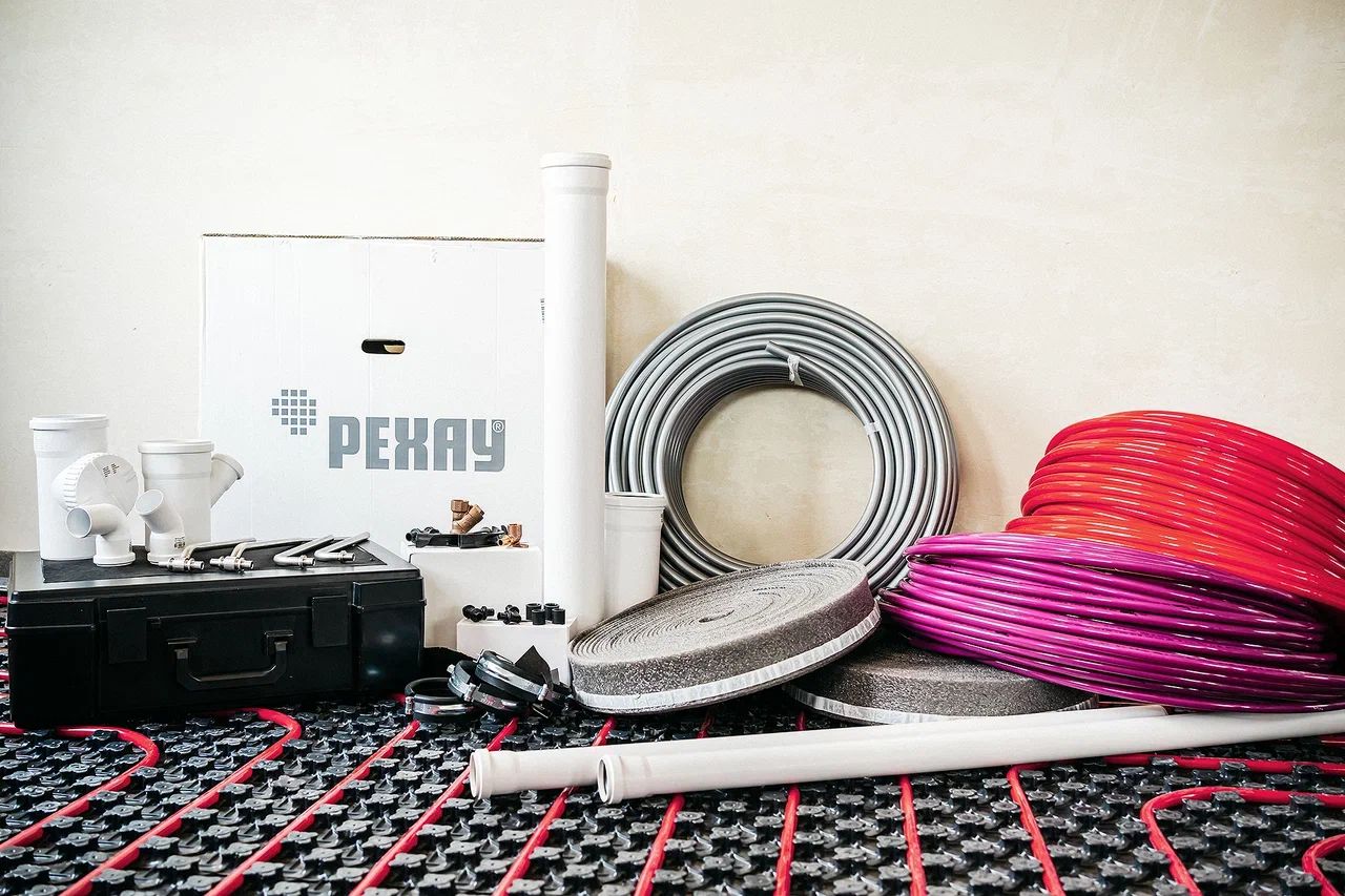 трубы, теплый пол рехау гомель