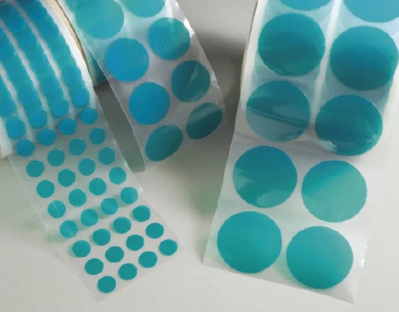 Зеленый полиэфирный диск