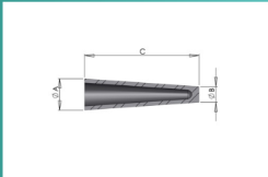 Полая коническая заглушка