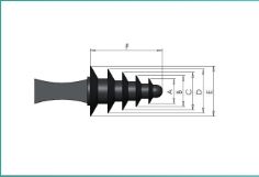 Термостойкая силиконовая многоразъемная заглушка MSP