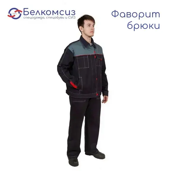 Костюм рабочий х/б "Фаворит" брюки, фото 1