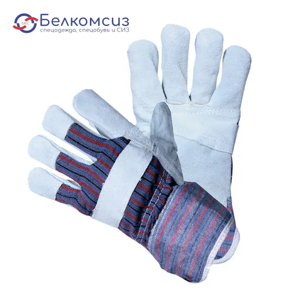 Перчатки спилковые комбинированные «Ангара», фото 1