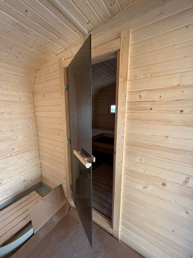 баня бочка для дачи