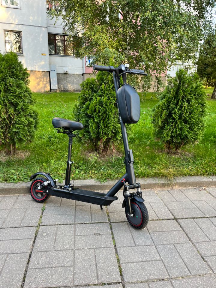 ЭЛЕКТРОСАМОКАТ SHTENLI MODEL 3 GTR PROF LI-ON 36/7.8 350W с амортизаторами + сиденье-амортизатор