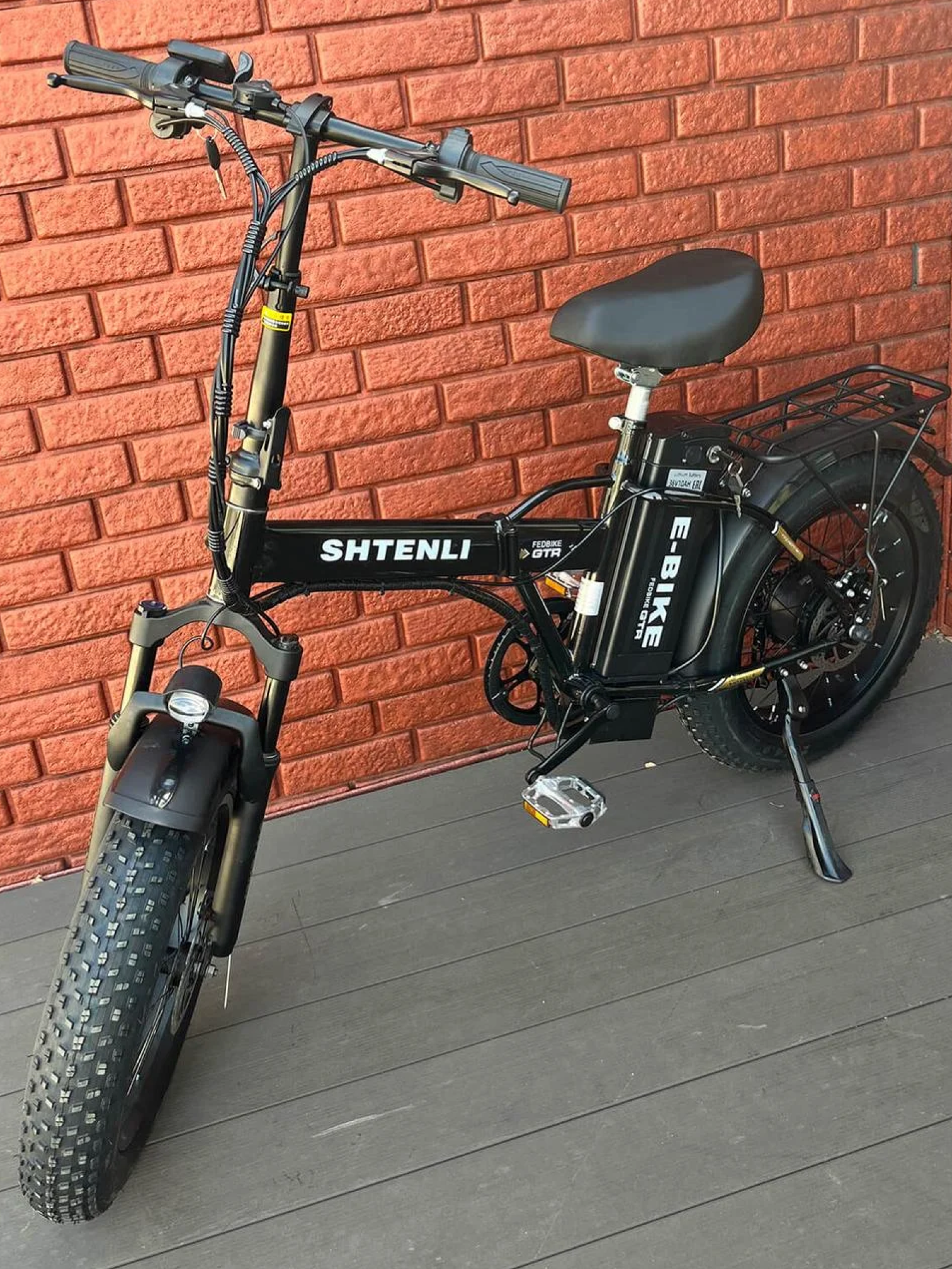 ЭЛЕКТРОВЕЛОСИПЕД СКЛАДНОЙ SHTENLI FATBIKE GTR 36V10,4А