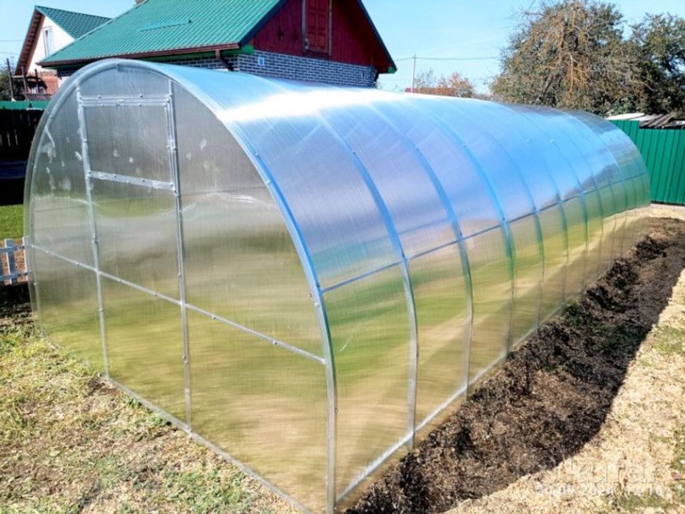 ТЕПЛИЦА ИЗ ПОЛИКАРБОНАТА 25Ц 3 НА 6 МЕТРОВ - БАЙК.БЕЛ
